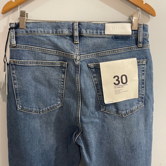 Re/Done NWT 70s stovepipe jeans - Picture 9 of 10